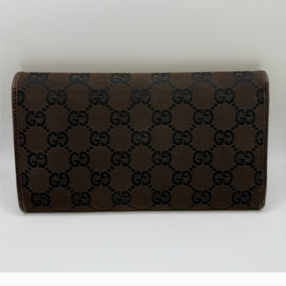 Gucci Brown GG Patterned Wallet - Picture 3 of 15